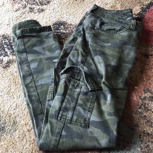 Camouflage cargo pants